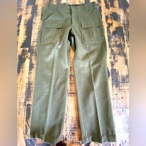 Filson VTG Whipcord Wool Pants - Green Mens 32-33